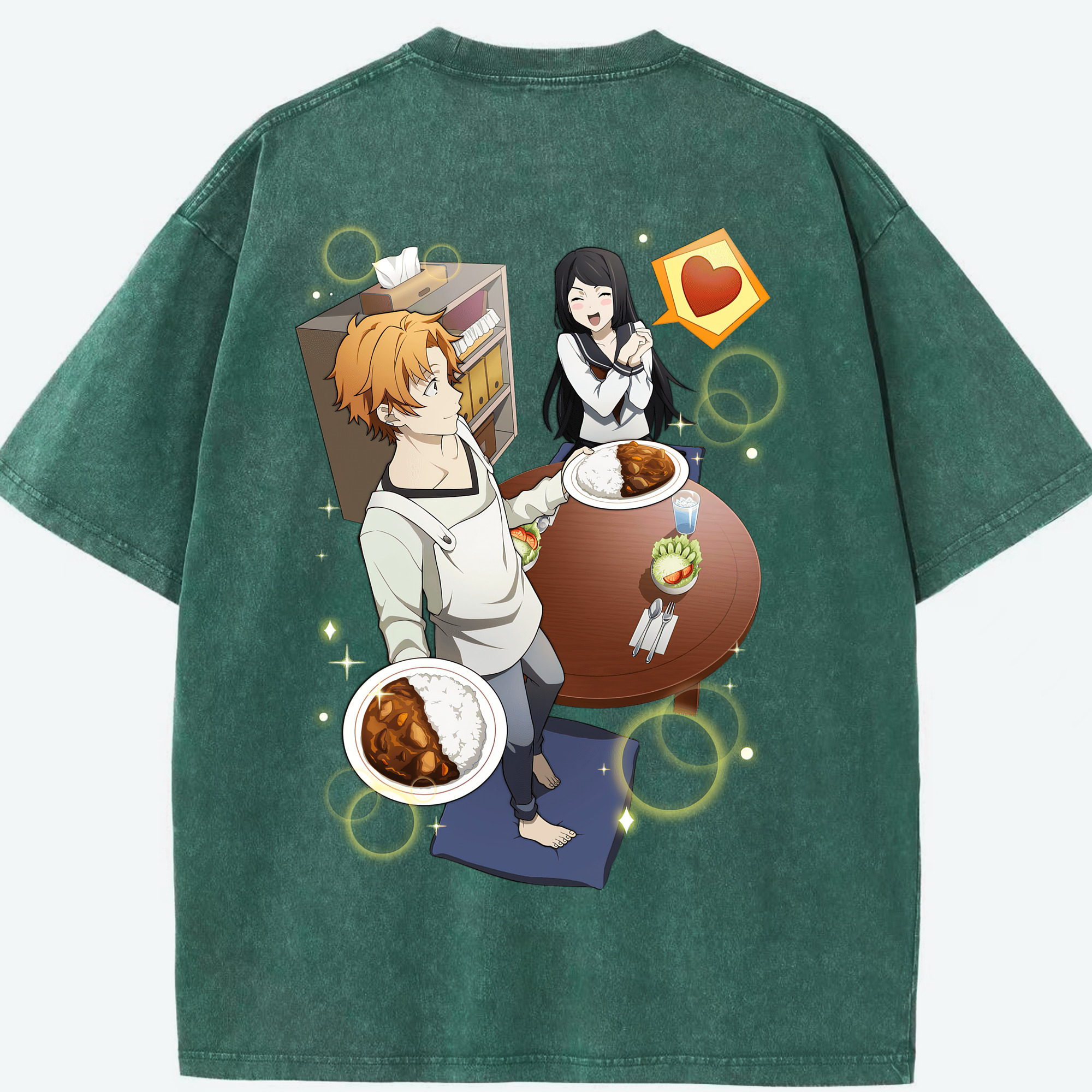 （画像用） 文豪ストレイドッグス Bungo Stray Dogs 綿100% ヴィンテージ風 半袖Tシャツ（背面プリント）